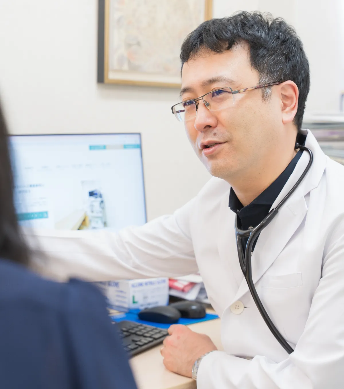 訪問診療を行う医師